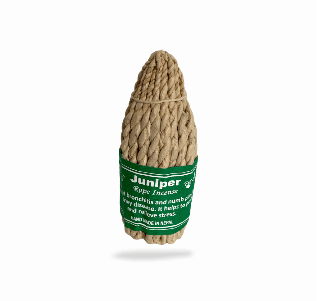 The Story of Nepali Handmade Rope Incense - History & Benefits 3 juniper rope incense Incense Nepal